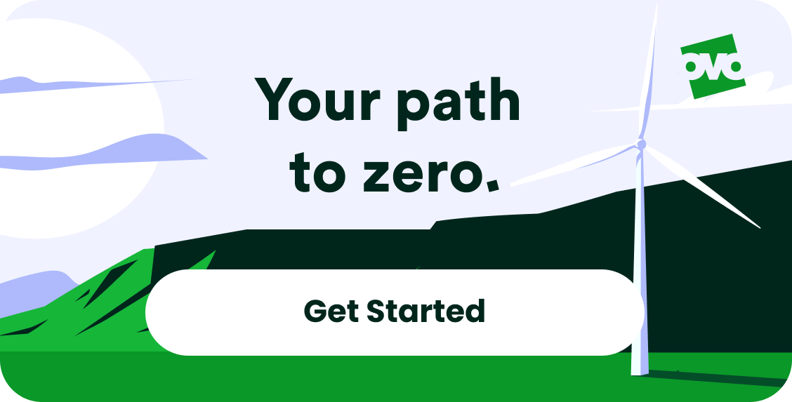 OVO Energy Your path to 0 illustrated artwork