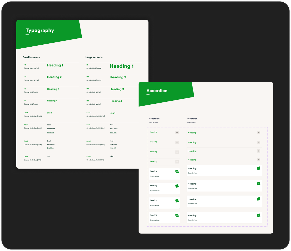 OVO Energy design system components