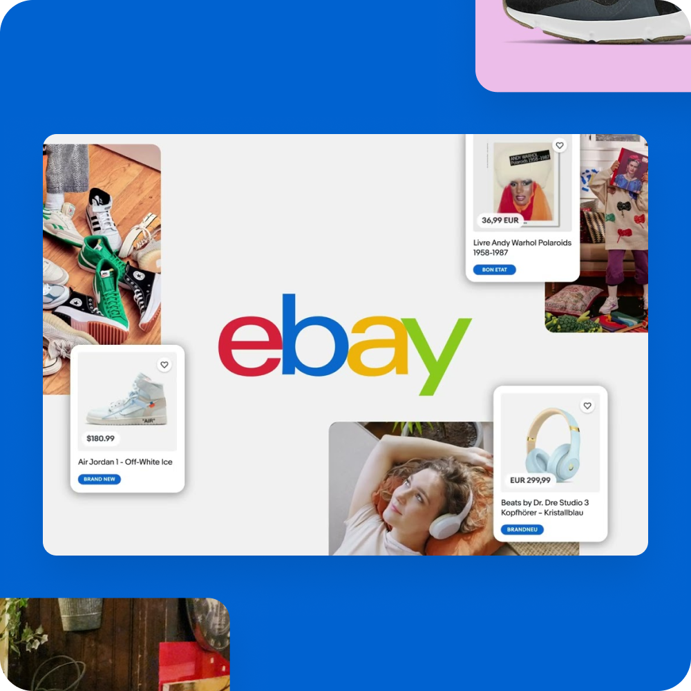 eBay campaign collage