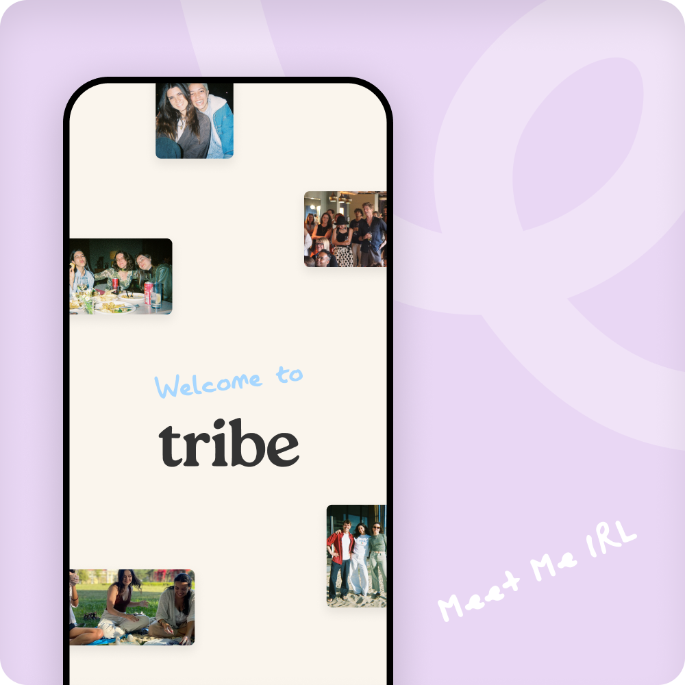 Tribe welcome screen