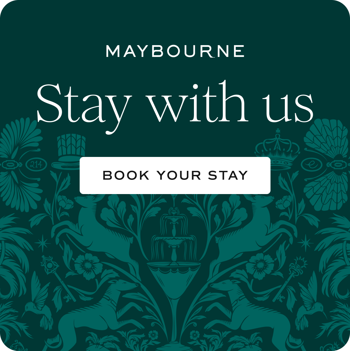 Maybourne Stay with us illustrated artwork