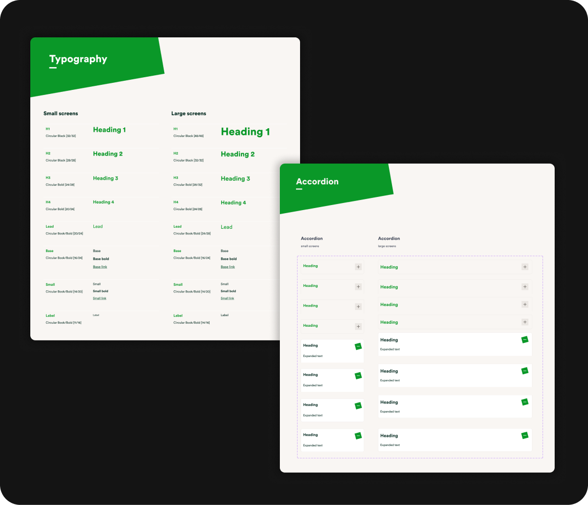 OVO Energy design system components