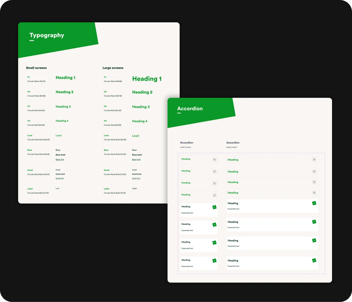 OVO Energy design system components