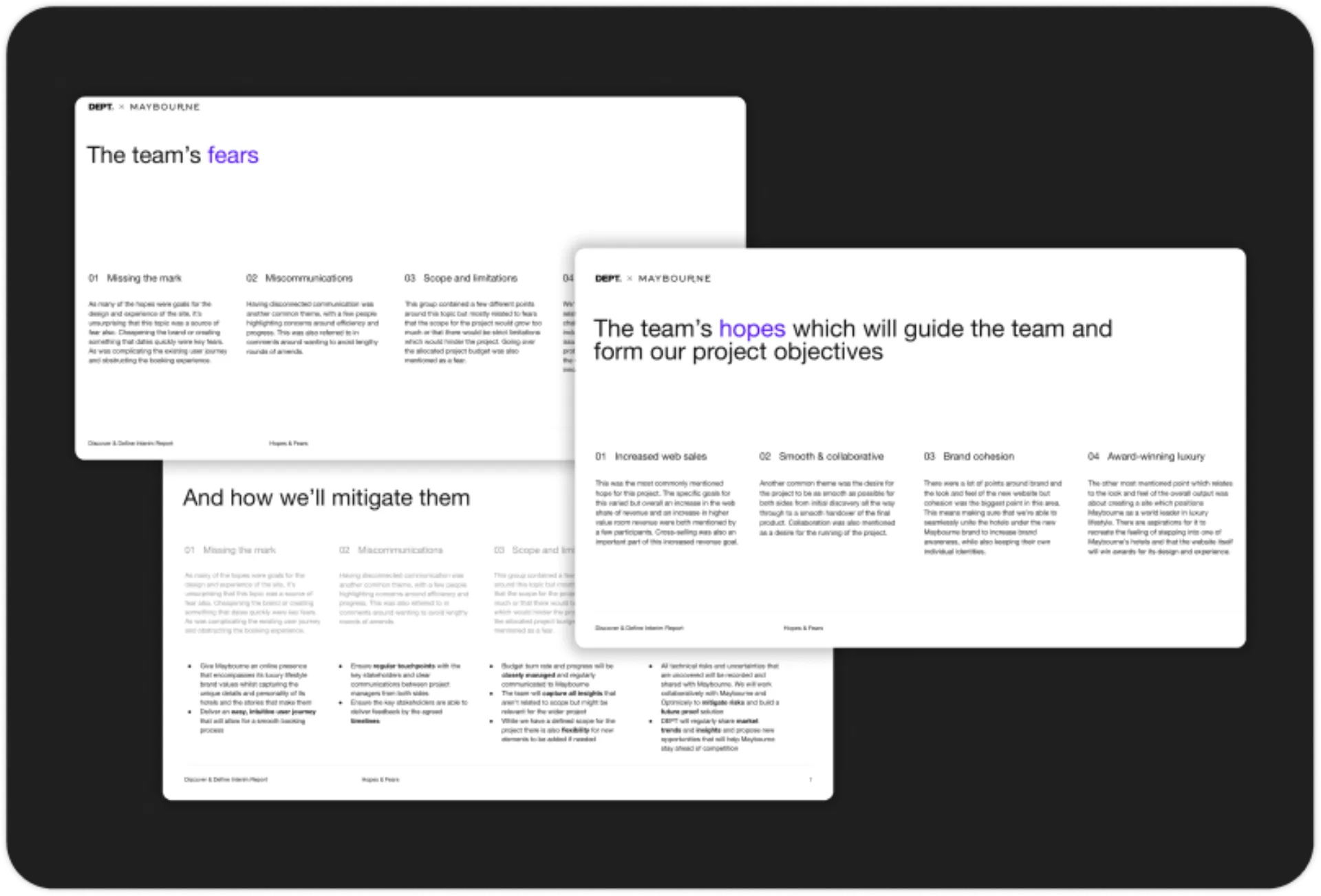 Hopes and fears workshop