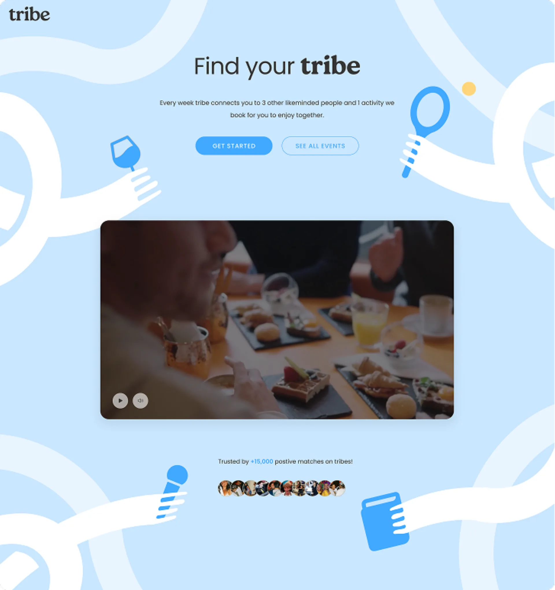 Tribe concept exploration screen 2